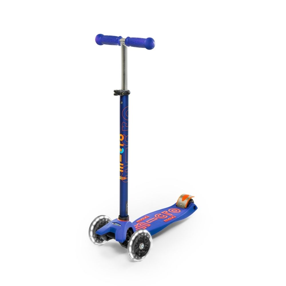 Scooter Maxi Micro Deluxe LED Azul