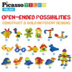 Kit de 200 Bloques de Construcción Grandes - Juego STEM Educativo y Didáctico para Niños, PicassoTiles