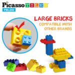 Kit de 200 Bloques de Construcción Grandes - Juego STEM Educativo y Didáctico para Niños, PicassoTiles